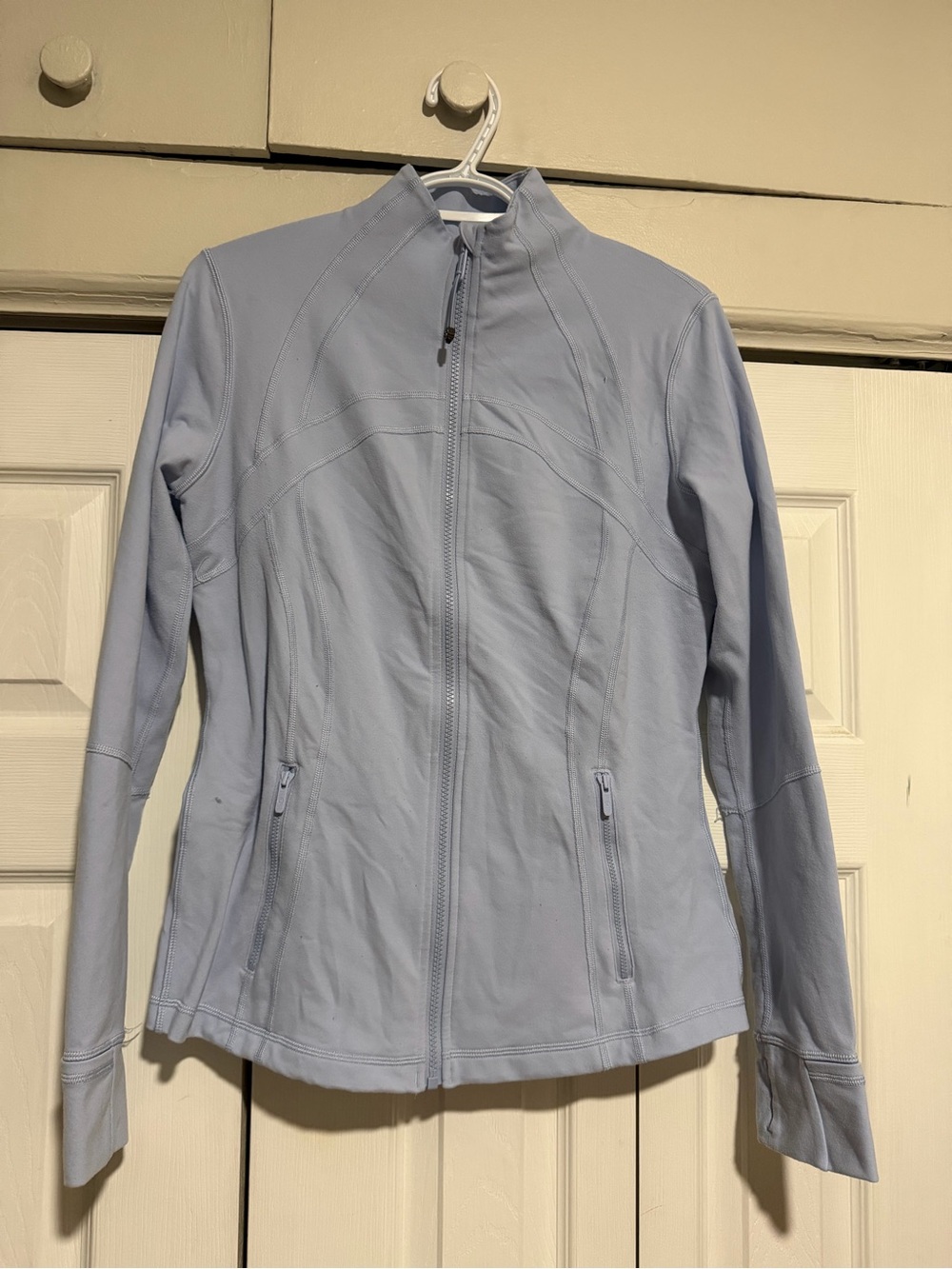 Lululemon Luon Define Jacket - Light Blue Full-Zip
